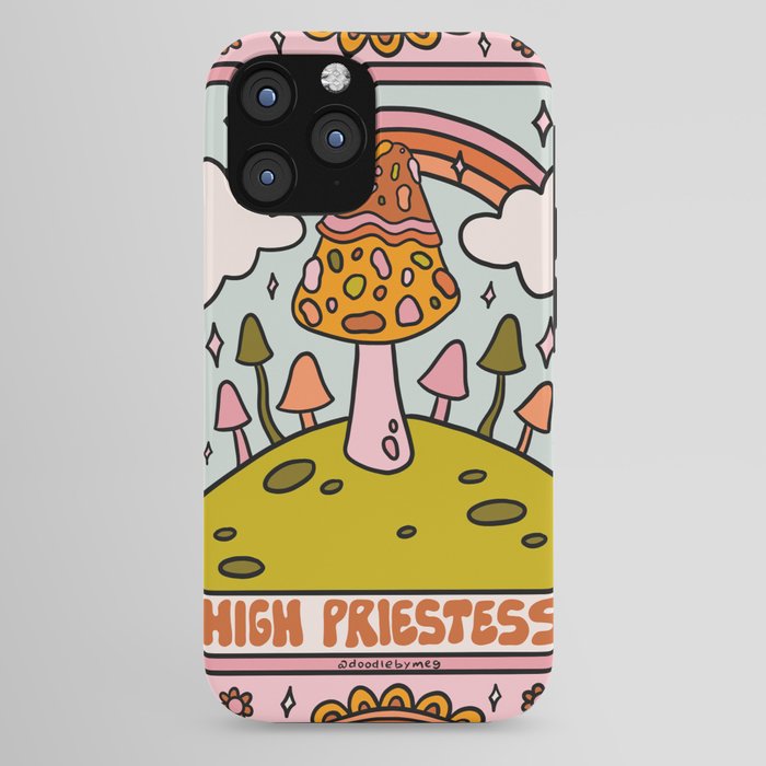 2. High Priestess Mushroom iPhone Case
