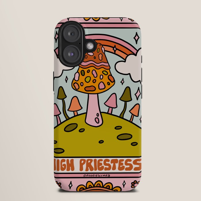 2. High Priestess Mushroom iPhone Case