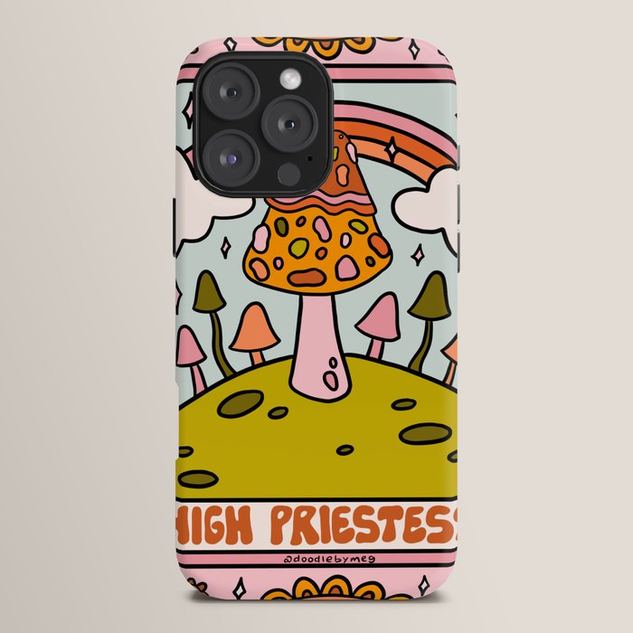2. High Priestess Mushroom iPhone Case