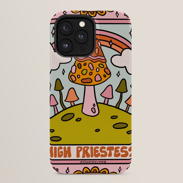 2. High Priestess Mushroom iPhone Case