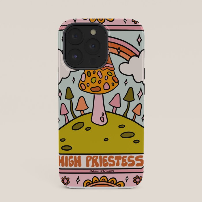 2. High Priestess Mushroom iPhone Case