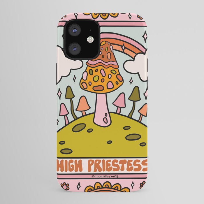 2. High Priestess Mushroom iPhone Case