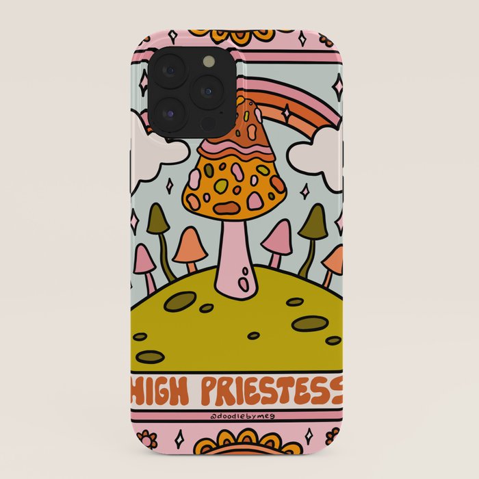 2. High Priestess Mushroom iPhone Case