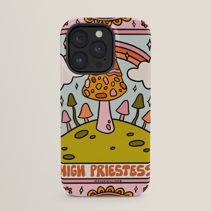 2. High Priestess Mushroom iPhone Case