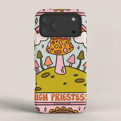 2. High Priestess Mushroom iPhone Case