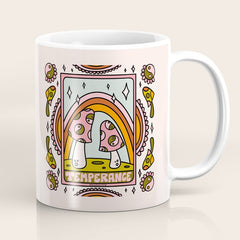 14. Temperance Tarot Mushroom Coffee Mug