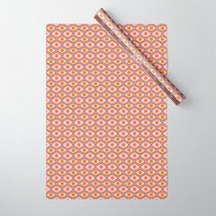 70s Disco Daisy Flower Pattern Wrapping Paper