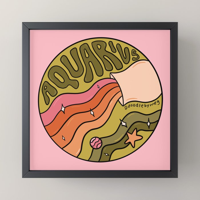 2020 Aquarius Mini Art Print
