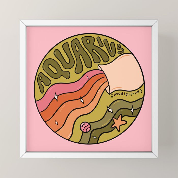 2020 Aquarius Mini Art Print