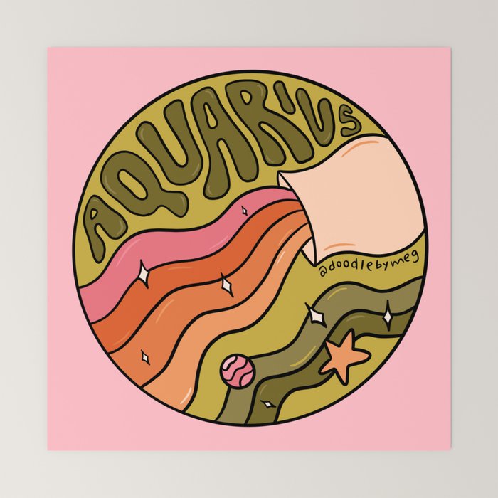 2020 Aquarius Mini Art Print