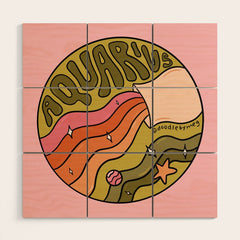 2020 Aquarius Wood Wall Art
