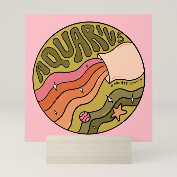 2020 Aquarius Mini Art Print