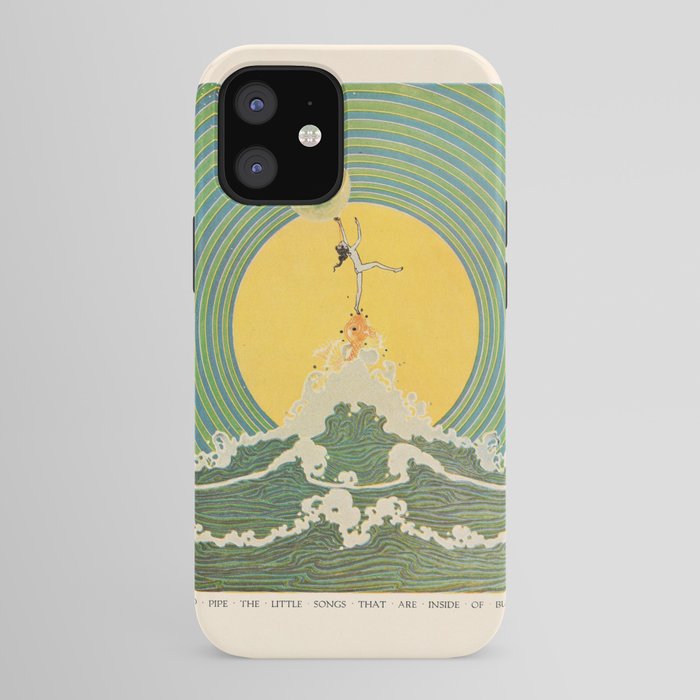 "And Pipe the Little Songs that Are Inside of Bubbles " by Dugald Stewart Walker, 1920 iPhone Case
