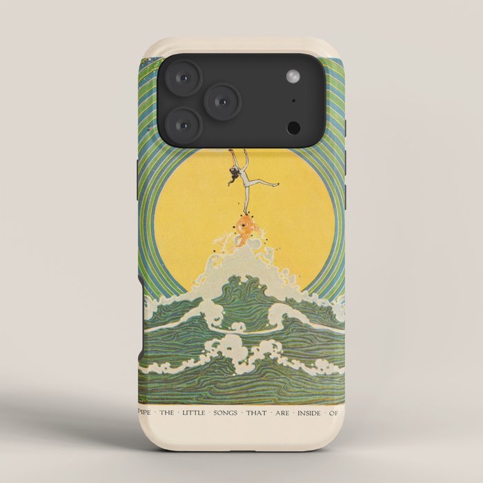 "And Pipe the Little Songs that Are Inside of Bubbles " by Dugald Stewart Walker, 1920 iPhone Case