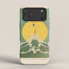 "And Pipe the Little Songs that Are Inside of Bubbles " by Dugald Stewart Walker, 1920 iPhone Case