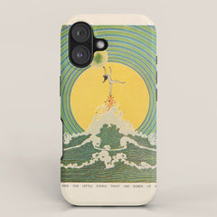 "And Pipe the Little Songs that Are Inside of Bubbles " by Dugald Stewart Walker, 1920 iPhone Case