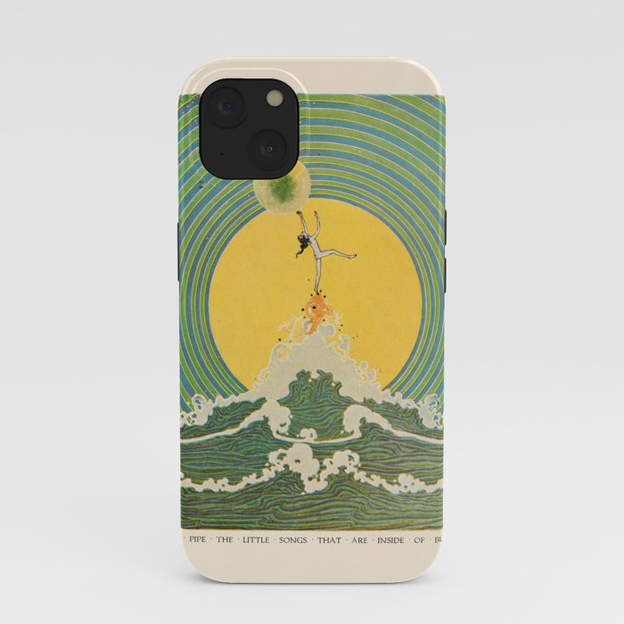 "And Pipe the Little Songs that Are Inside of Bubbles " by Dugald Stewart Walker, 1920 iPhone Case
