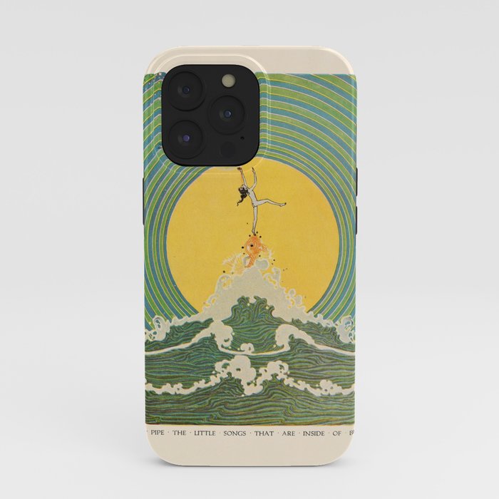 "And Pipe the Little Songs that Are Inside of Bubbles " by Dugald Stewart Walker, 1920 iPhone Case