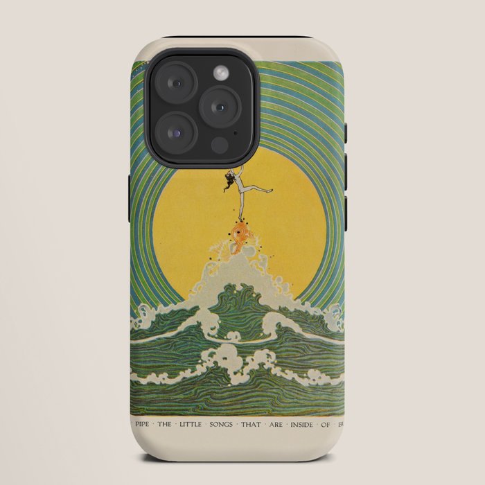 "And Pipe the Little Songs that Are Inside of Bubbles " by Dugald Stewart Walker, 1920 iPhone Case