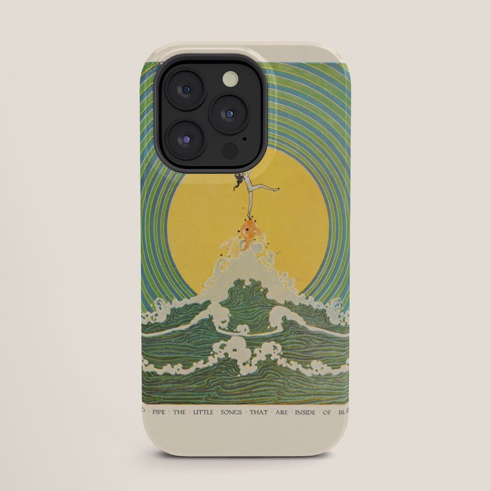 "And Pipe the Little Songs that Are Inside of Bubbles " by Dugald Stewart Walker, 1920 iPhone Case