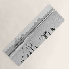1895 Narragansett Pier and Beach, Narragansett, Rhode Island Yoga Mat