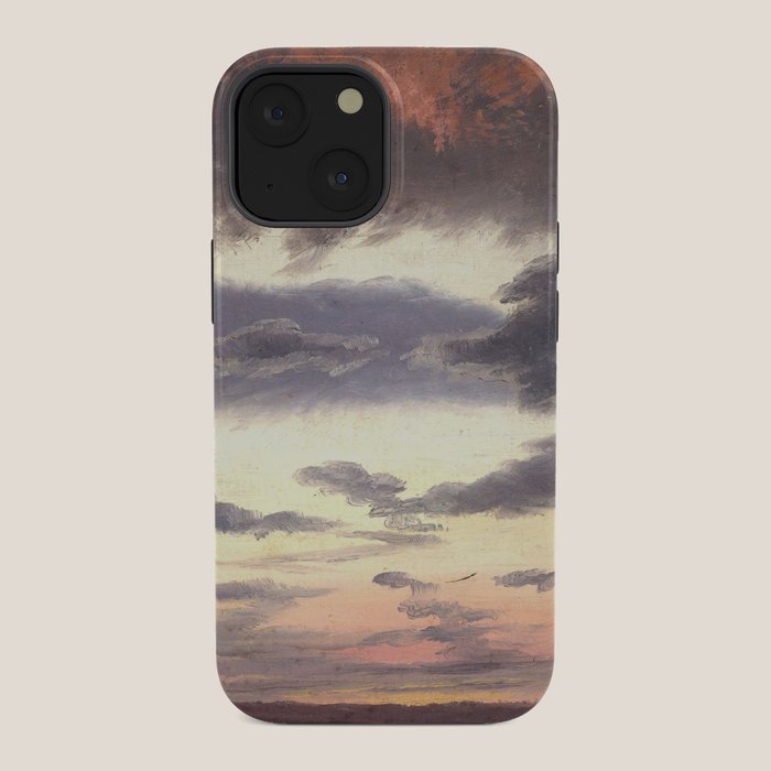 "Cloud Study" by Knud Baade, 1838 iPhone Case