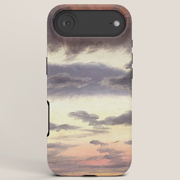 "Cloud Study" by Knud Baade, 1838 iPhone Case