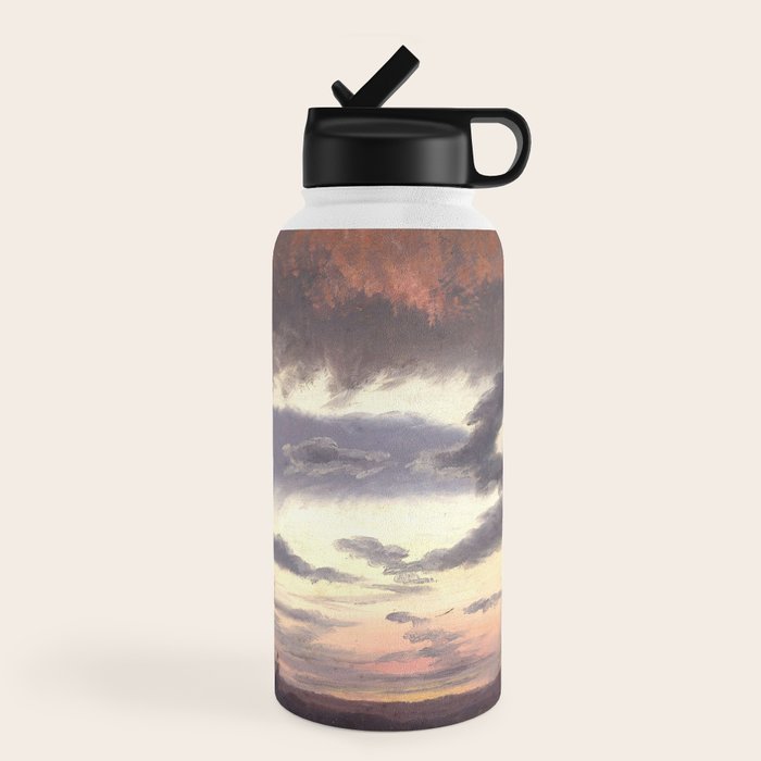 "Cloud Study" by Knud Baade, 1838 Water Bottle