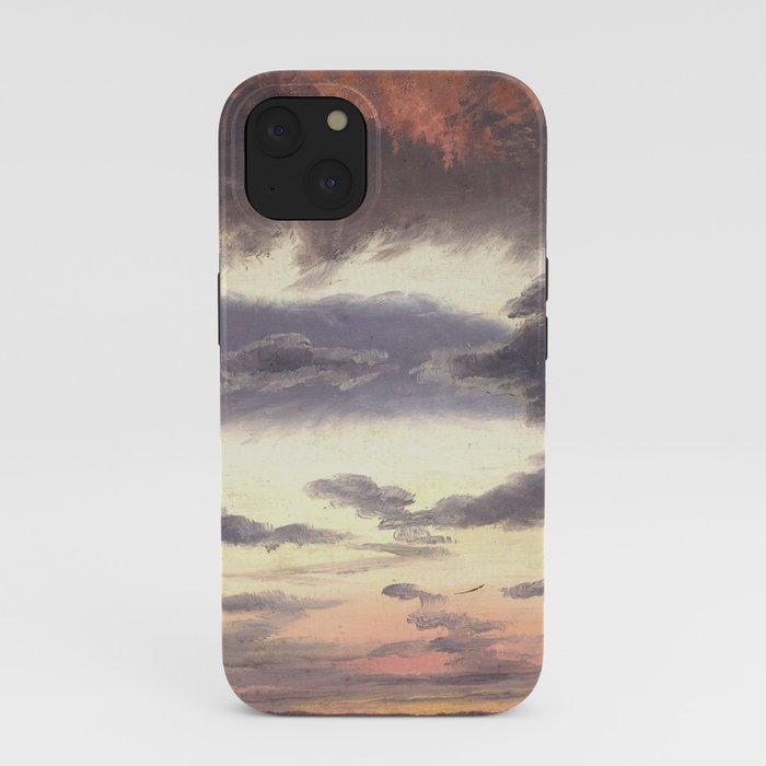 "Cloud Study" by Knud Baade, 1838 iPhone Case