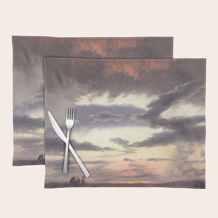 "Cloud Study" by Knud Baade, 1838 Placemat