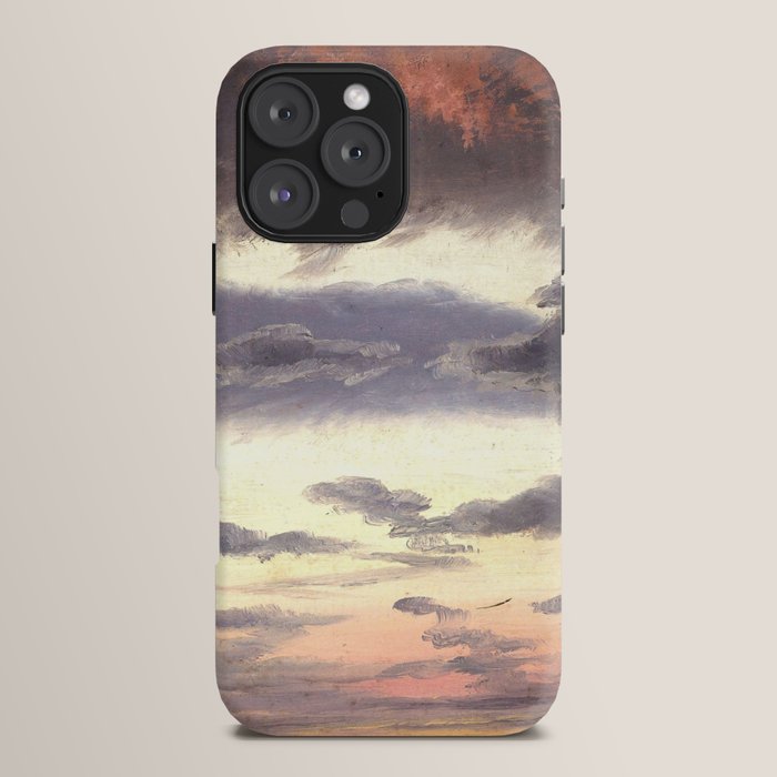 "Cloud Study" by Knud Baade, 1838 iPhone Case