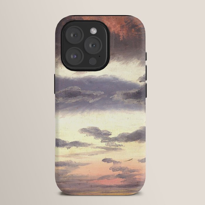 "Cloud Study" by Knud Baade, 1838 iPhone Case
