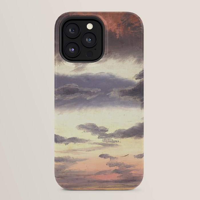 "Cloud Study" by Knud Baade, 1838 iPhone Case
