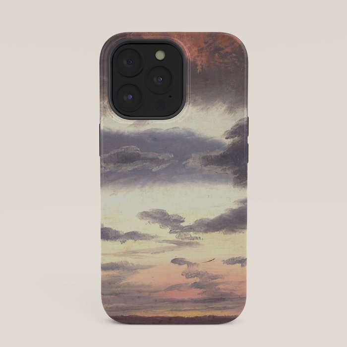 "Cloud Study" by Knud Baade, 1838 iPhone Case