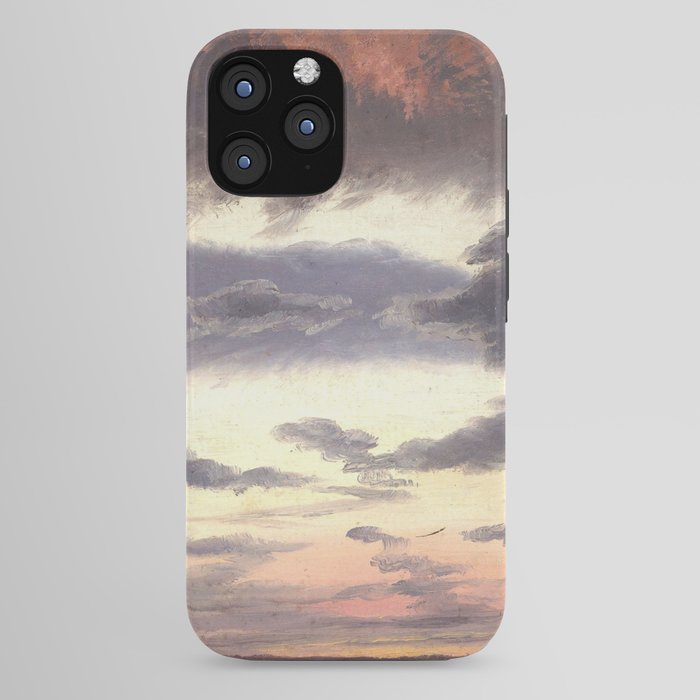 "Cloud Study" by Knud Baade, 1838 iPhone Case