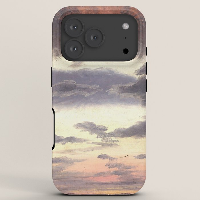 "Cloud Study" by Knud Baade, 1838 iPhone Case