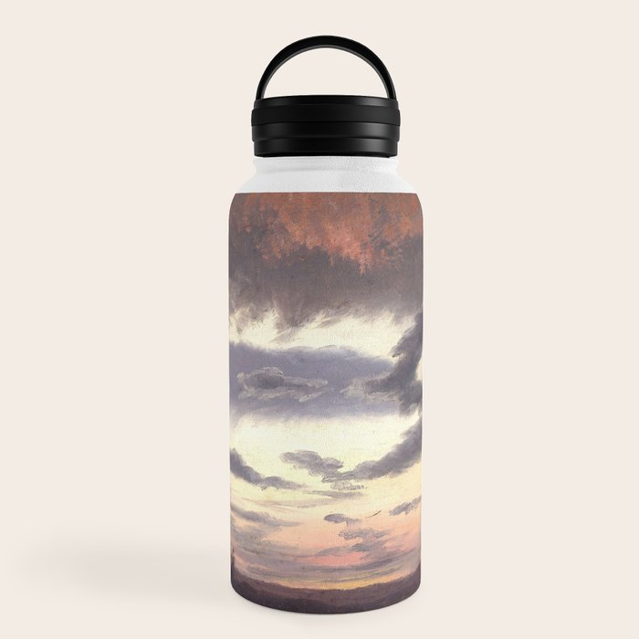 "Cloud Study" by Knud Baade, 1838 Water Bottle