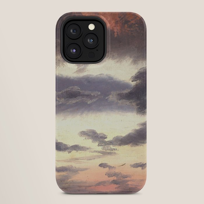 "Cloud Study" by Knud Baade, 1838 iPhone Case