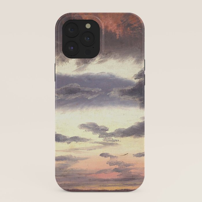 "Cloud Study" by Knud Baade, 1838 iPhone Case