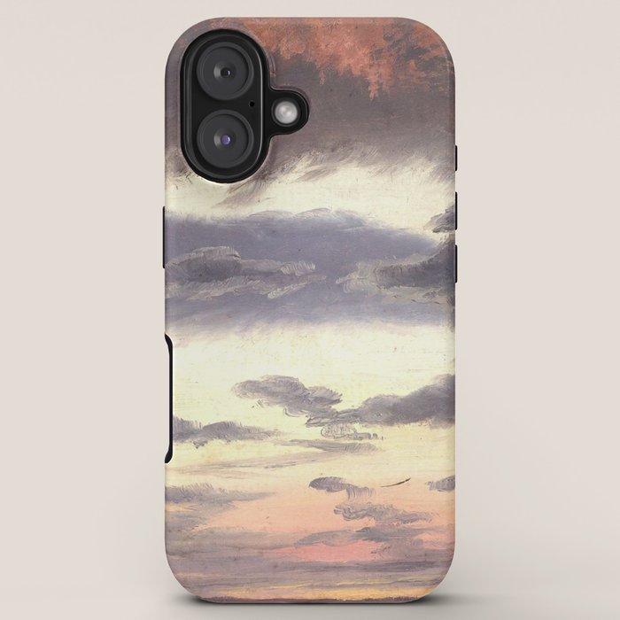 "Cloud Study" by Knud Baade, 1838 iPhone Case