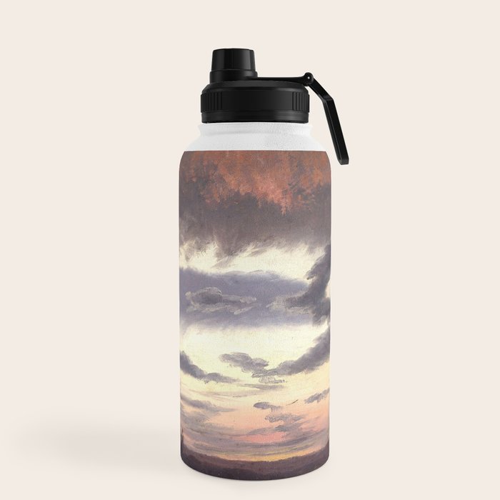 "Cloud Study" by Knud Baade, 1838 Water Bottle