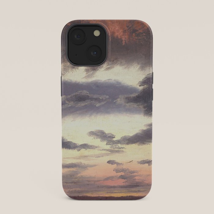 "Cloud Study" by Knud Baade, 1838 iPhone Case