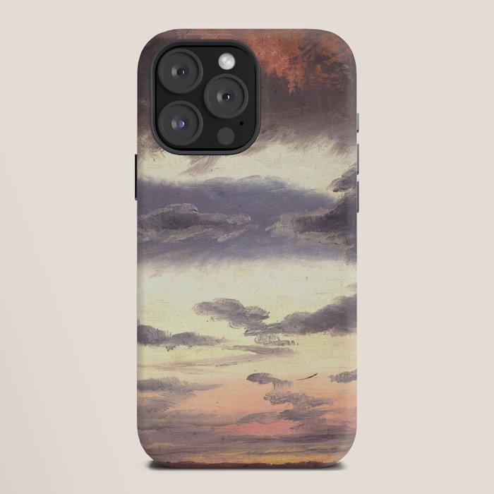 "Cloud Study" by Knud Baade, 1838 iPhone Case