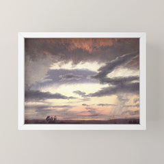 "Cloud Study" by Knud Baade, 1838 Mini Art Print