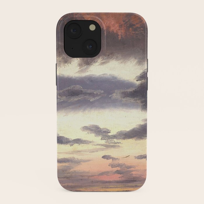 "Cloud Study" by Knud Baade, 1838 iPhone Case