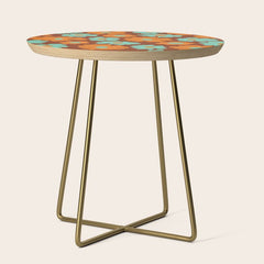 70's Retro print Side Table