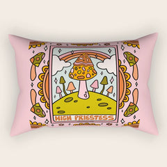 2. High Priestess Mushroom Rectangular Pillow