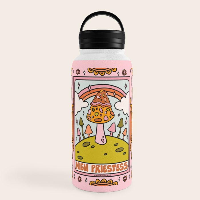 2. High Priestess Mushroom Water Bottle