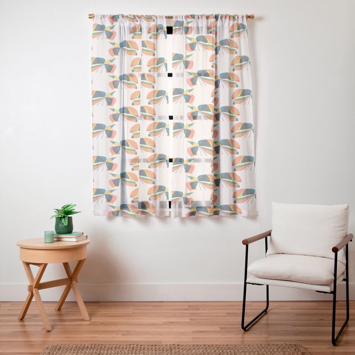 A bird Window Curtain