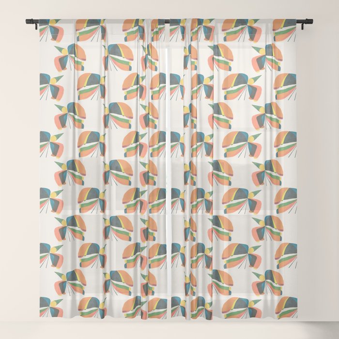 A bird Window Curtain